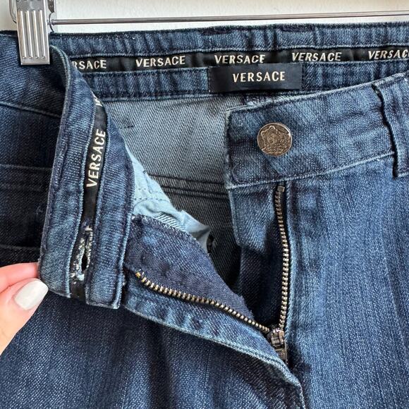 Vintage Y2K GIANNI VERSACE COUTURE Low-Rise Jeans - Picture 7 of 12